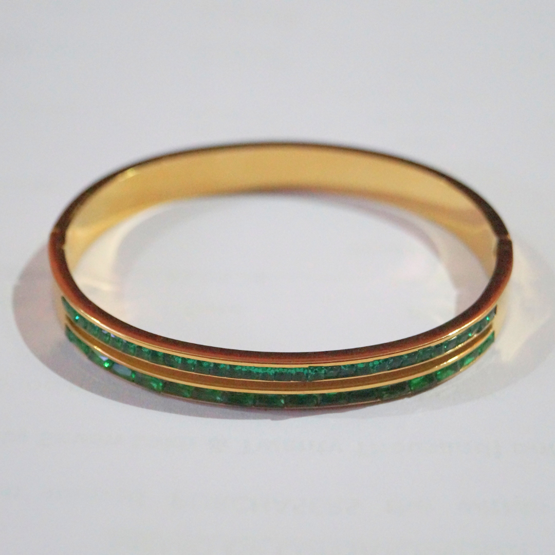 Emerald Kada Bracelet