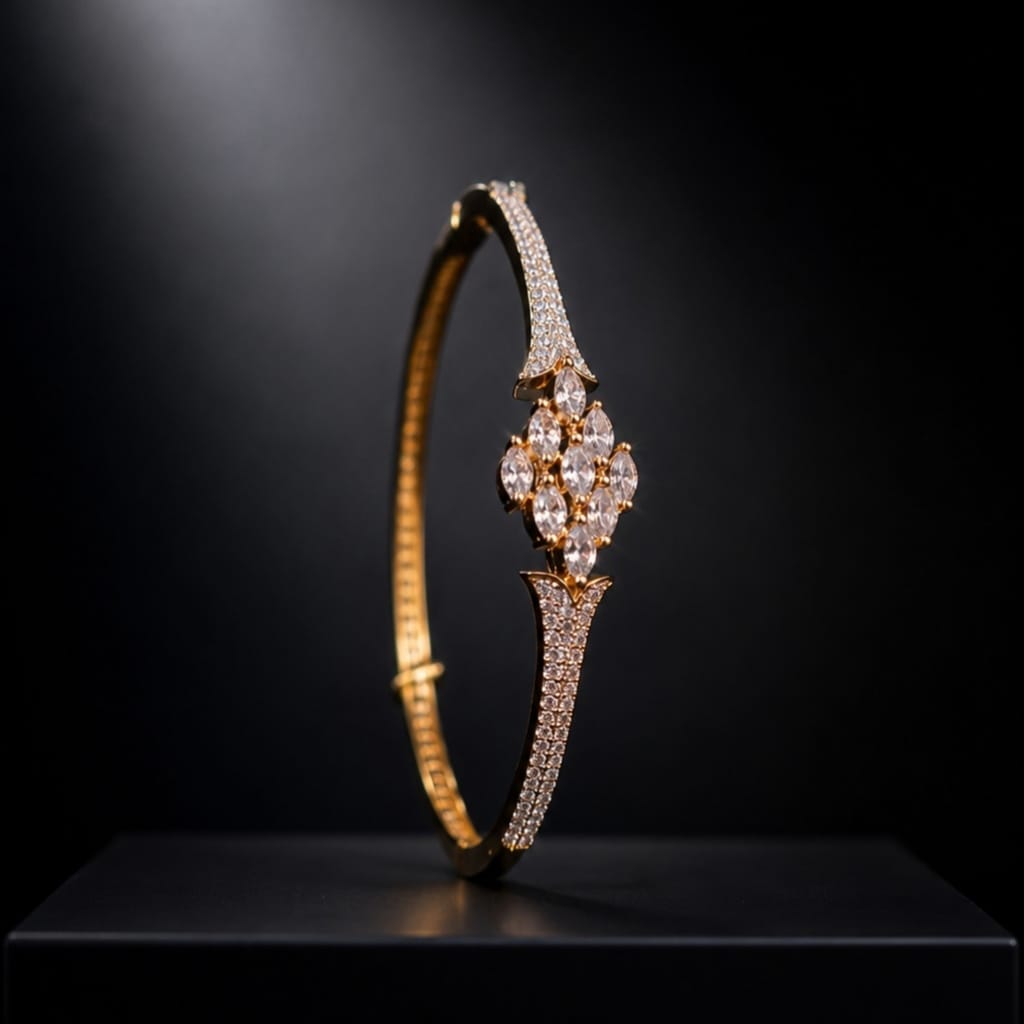 Royal Bloom Kada Bracelet
